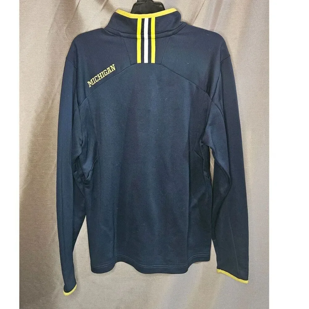 Adidas, Blue, Yellow, Top, Size: M